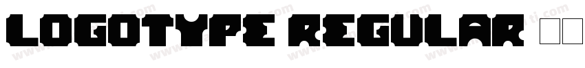Logotype Regular字体转换